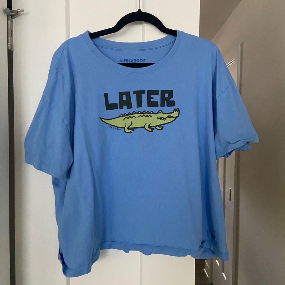 Life Is Good Crusher Boxy Tee XXL